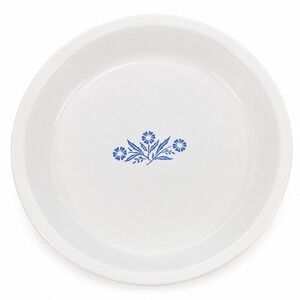 Vintage Corning Ware Blue Cornflower P-309 9" Pie Plate Baking Dish USA